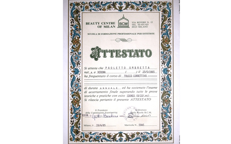 Attestati e certificazioni