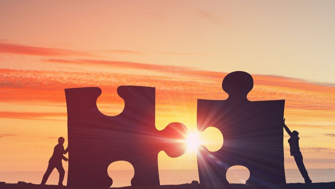 puzzle pieces in sun