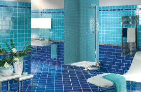 Piastrelle blu mare