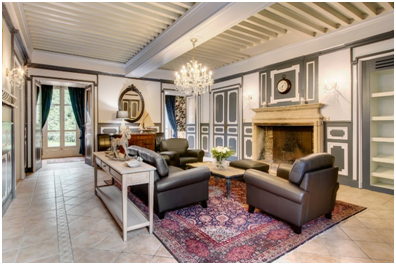 Interior view of a living room