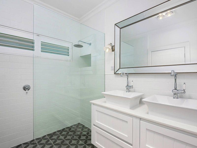 the bathroom