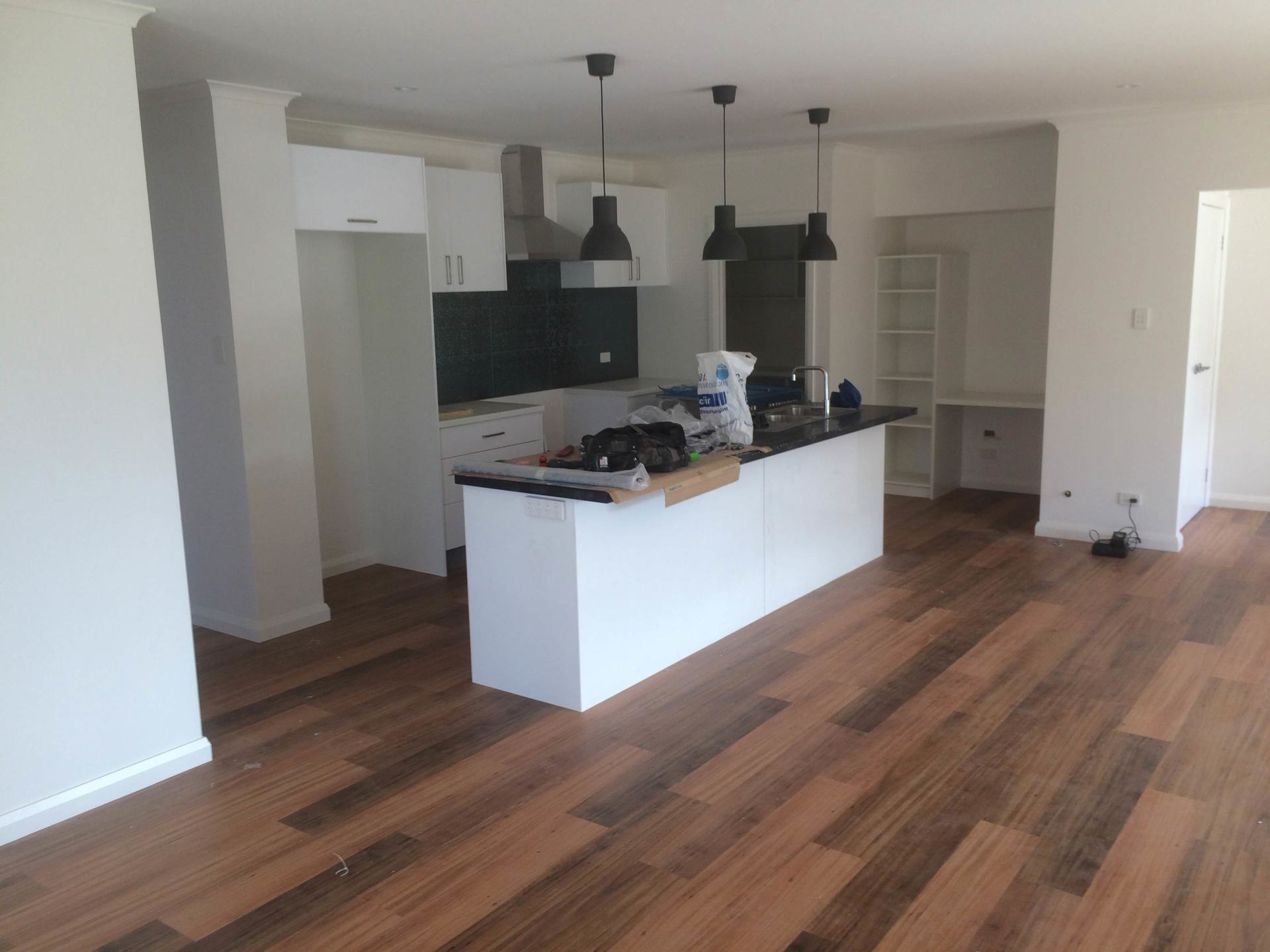 brown flooring