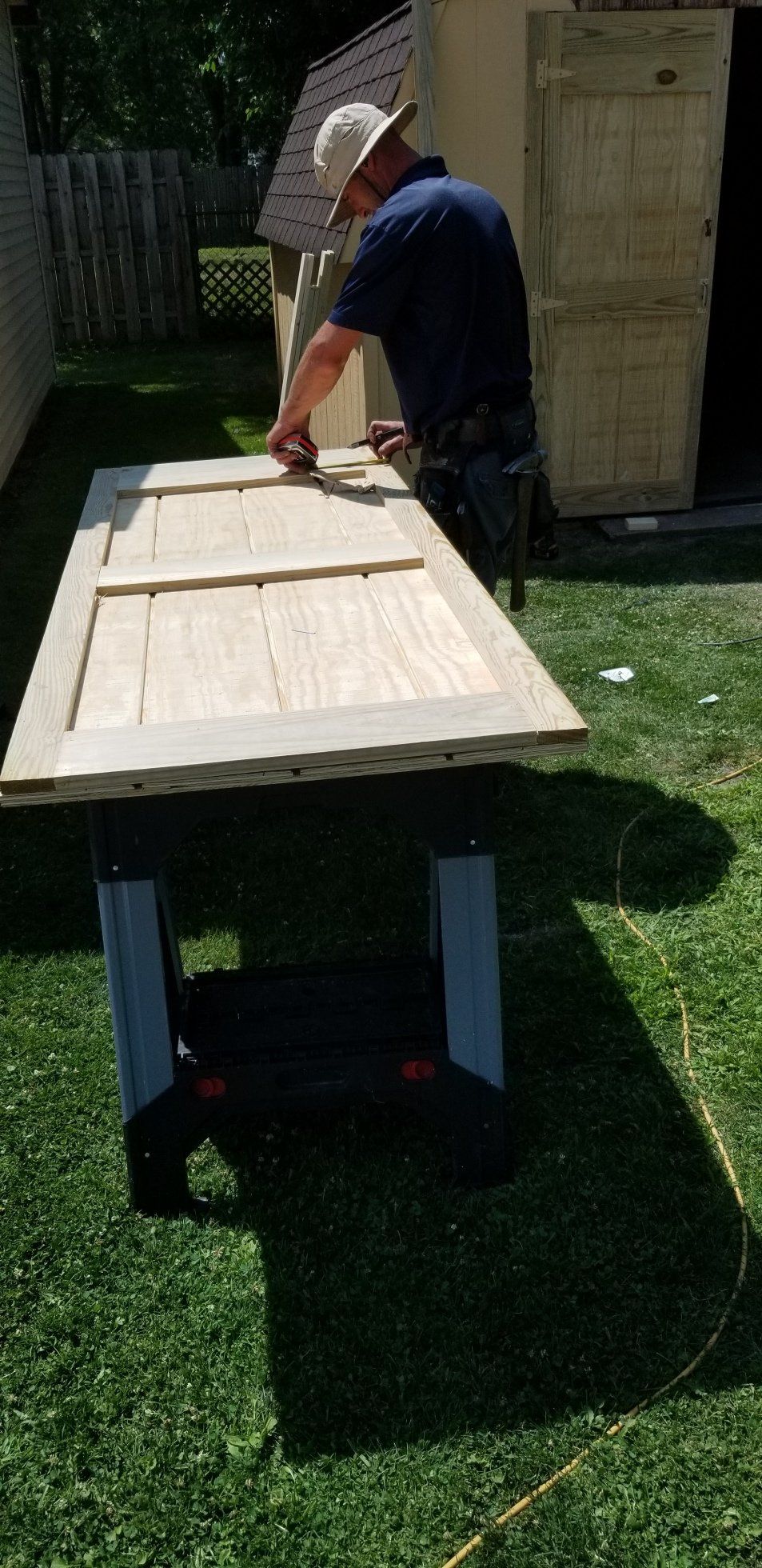 Shed door repair