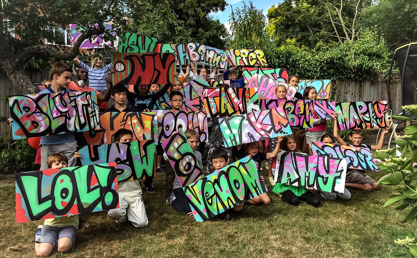 Graffiti Party in London