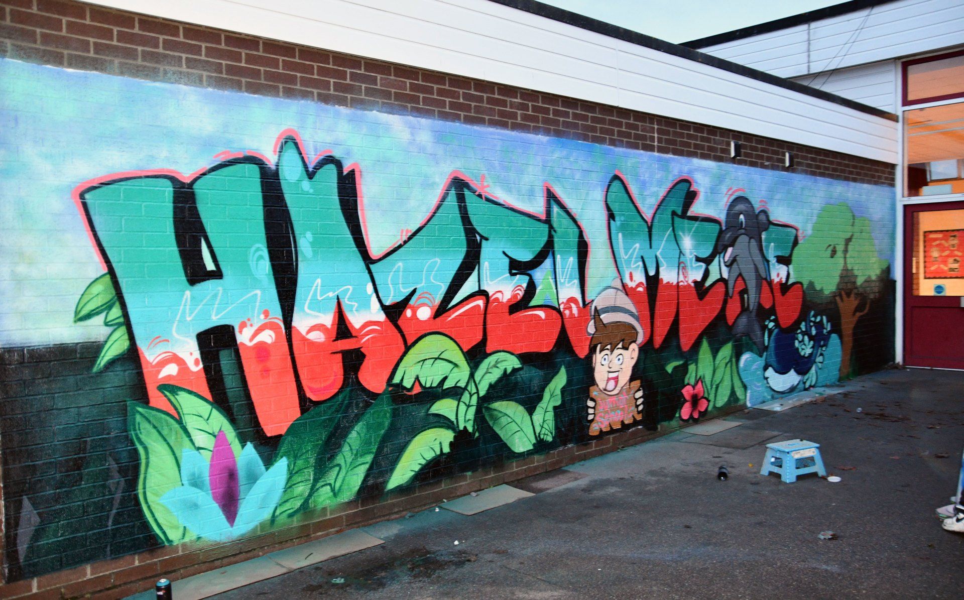 Primary school wall