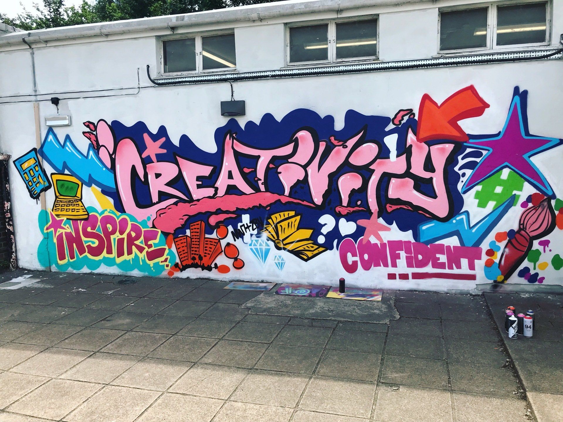 Creativity Graffiti Wall