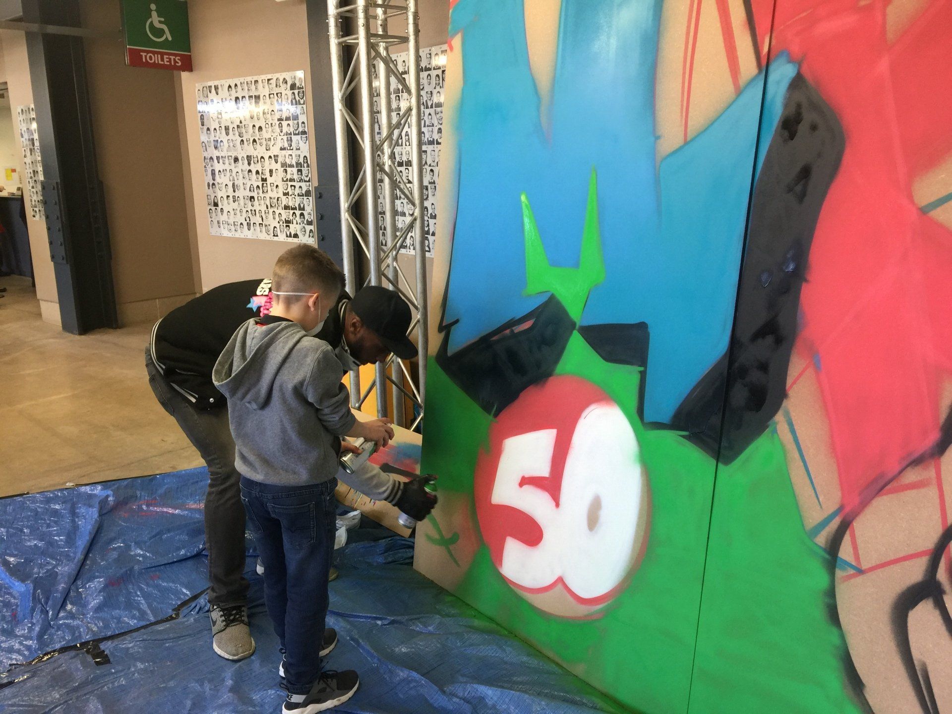 Graffiti Workshop At MK DONS