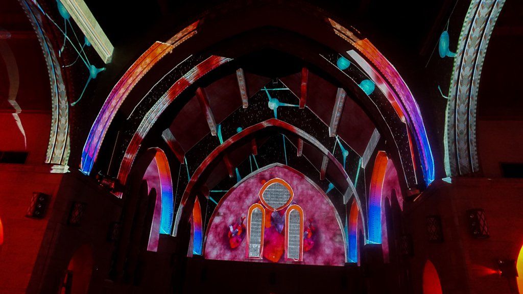Chapel Projection Lighting Effects