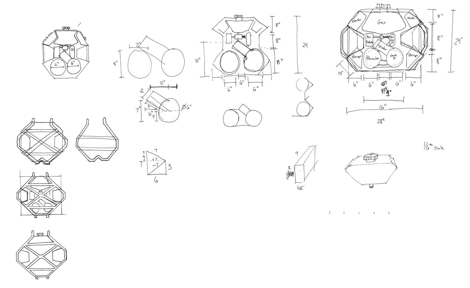 HEX Generator exploratory sketching