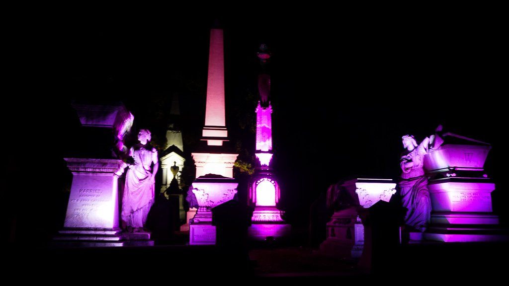 Laurel Hill Cemetery Lighting