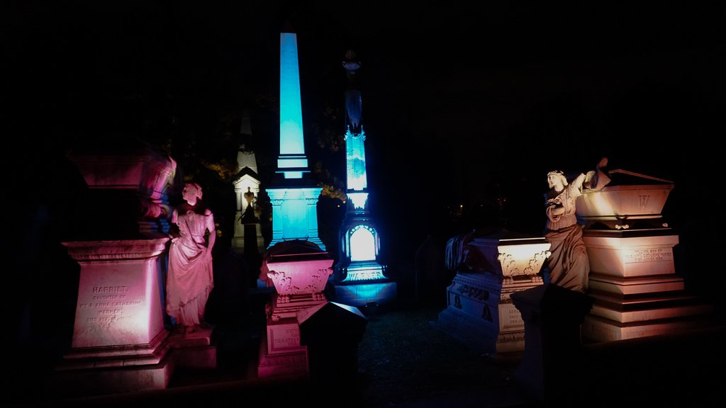 Laurel Hill Cemetery Lighting