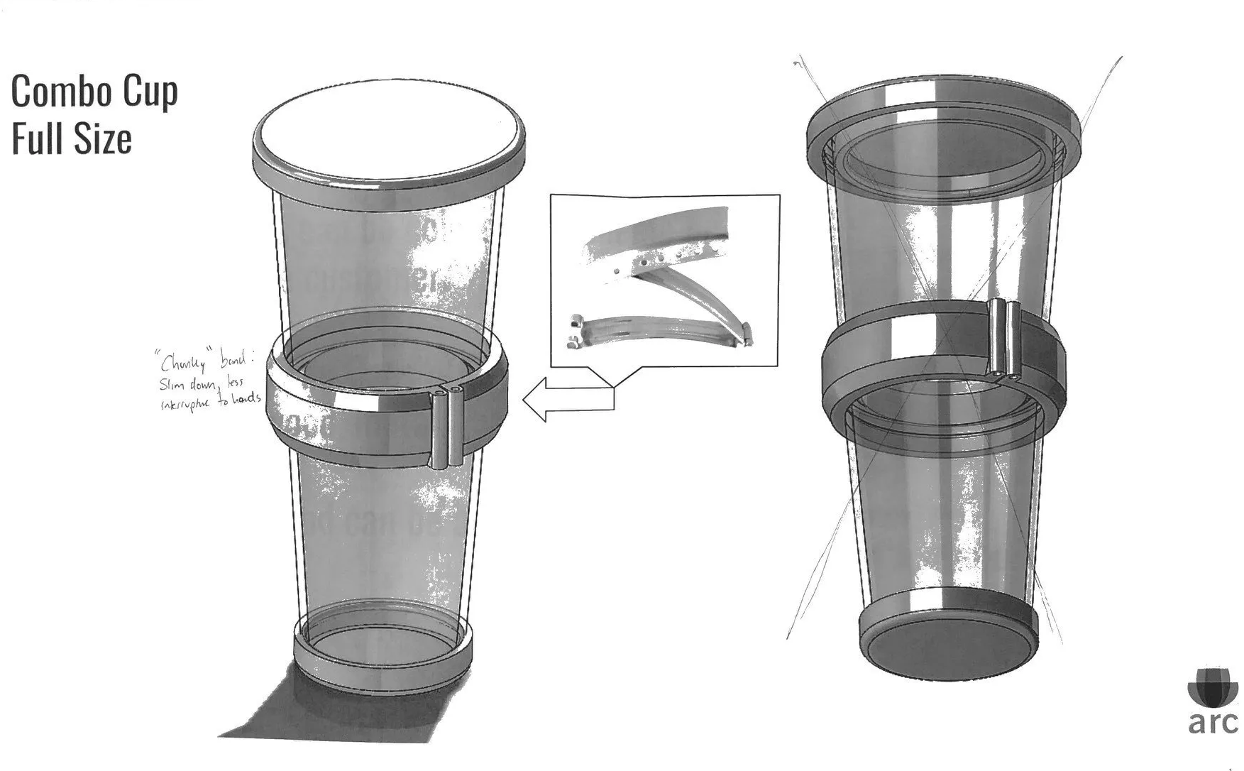 Combo-Cup Sketches Full Size