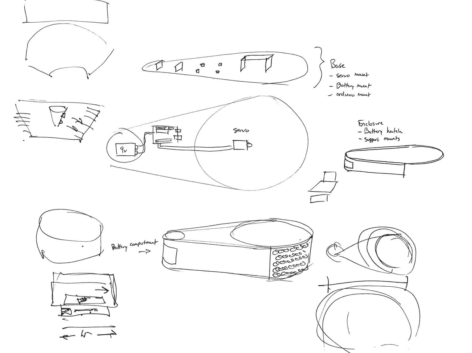 Cube lamp design drawing 3