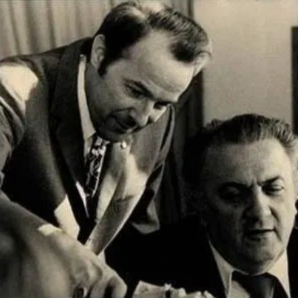 Foto con Fellini