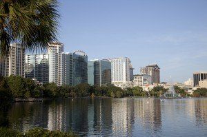 Orlando Skyline from Lake Eola