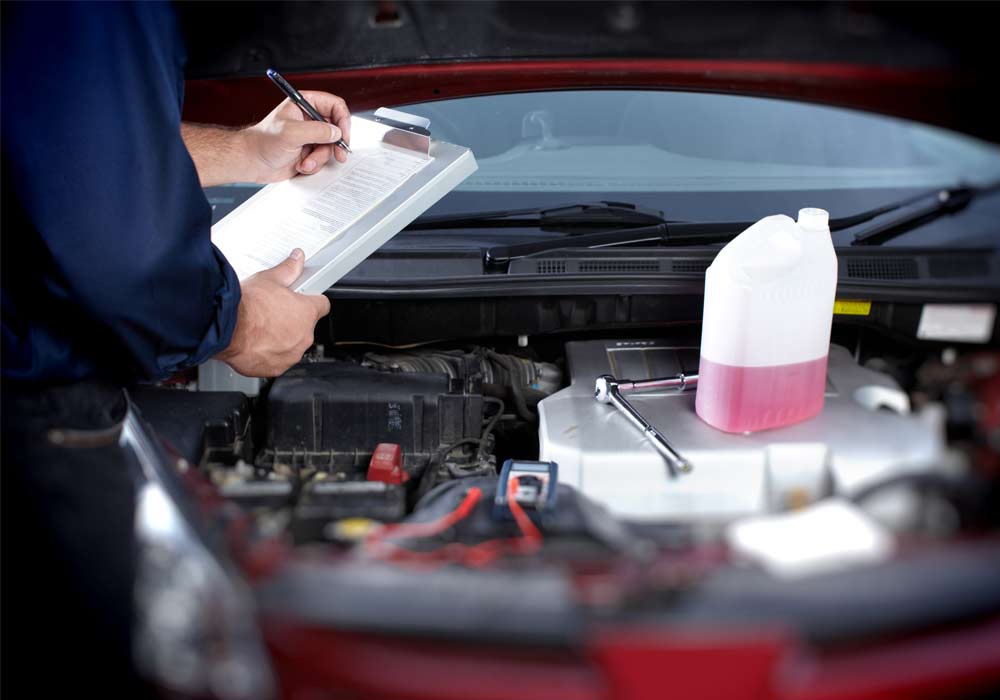 van engine oil change