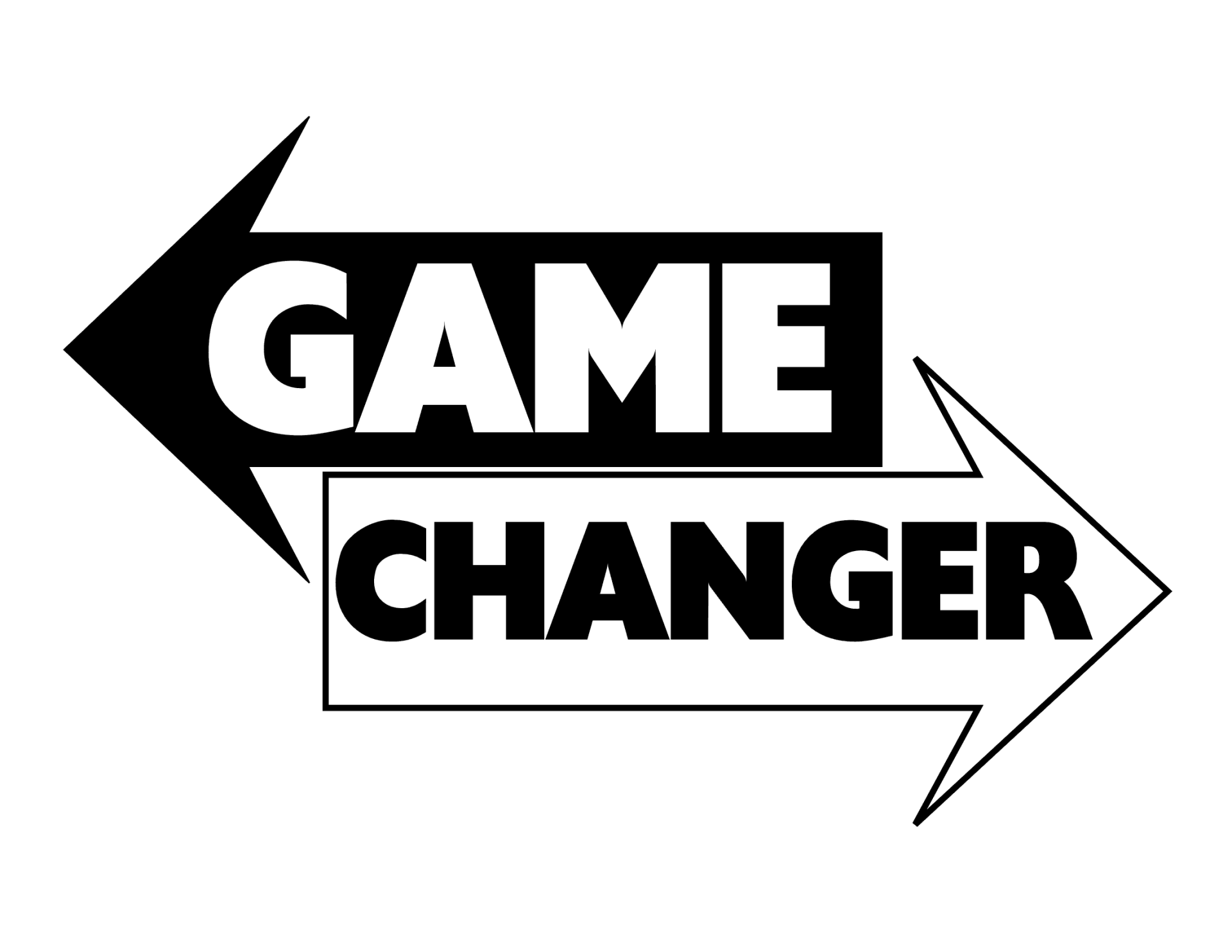 Black and white logo: 