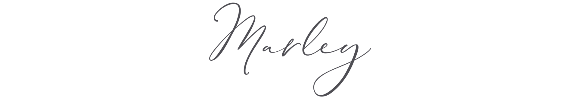 marley cursive