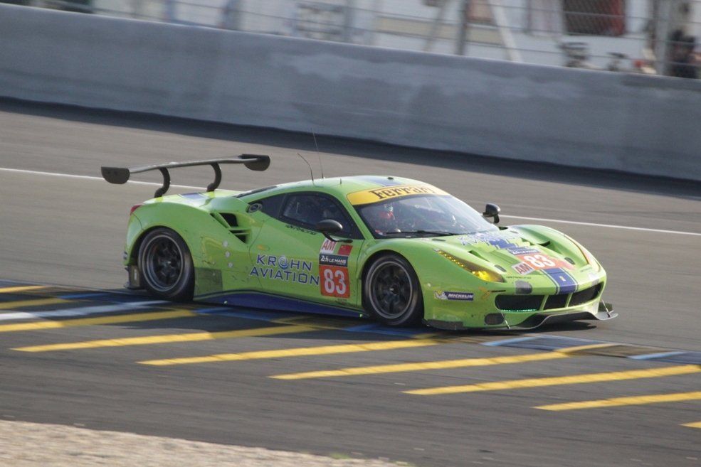 Ferrari 488 GTE (DH Racing) - LM GTE AM - #83 Tracy Krohn, Niclas Jönson & Andrea Bertolini