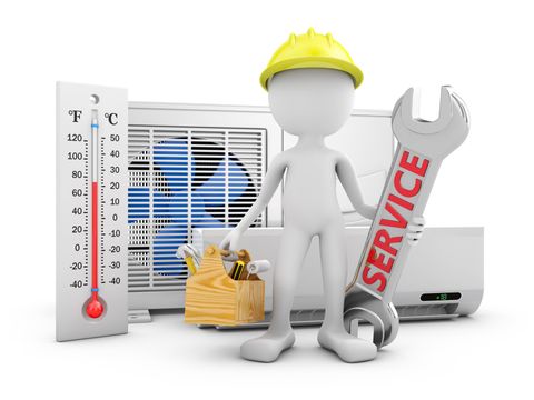 AC Repair — Adjusting Air Conditioner in Phoenix, AZ AC Repair — Adjusting Air Conditioner in Phoenix, AZ