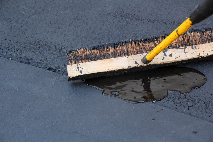 Asphalt driveway sealing — Lane County, OR — Miles Asphalt Solutions Asphalt driveway sealing — Lane County, OR — Miles Asphalt Solutions