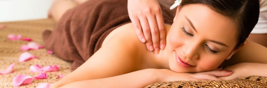 Woman receiving muscle therapy in Bunbury
