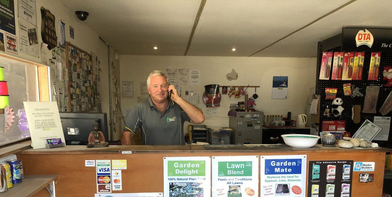 Burleigh landscape supplies front desk