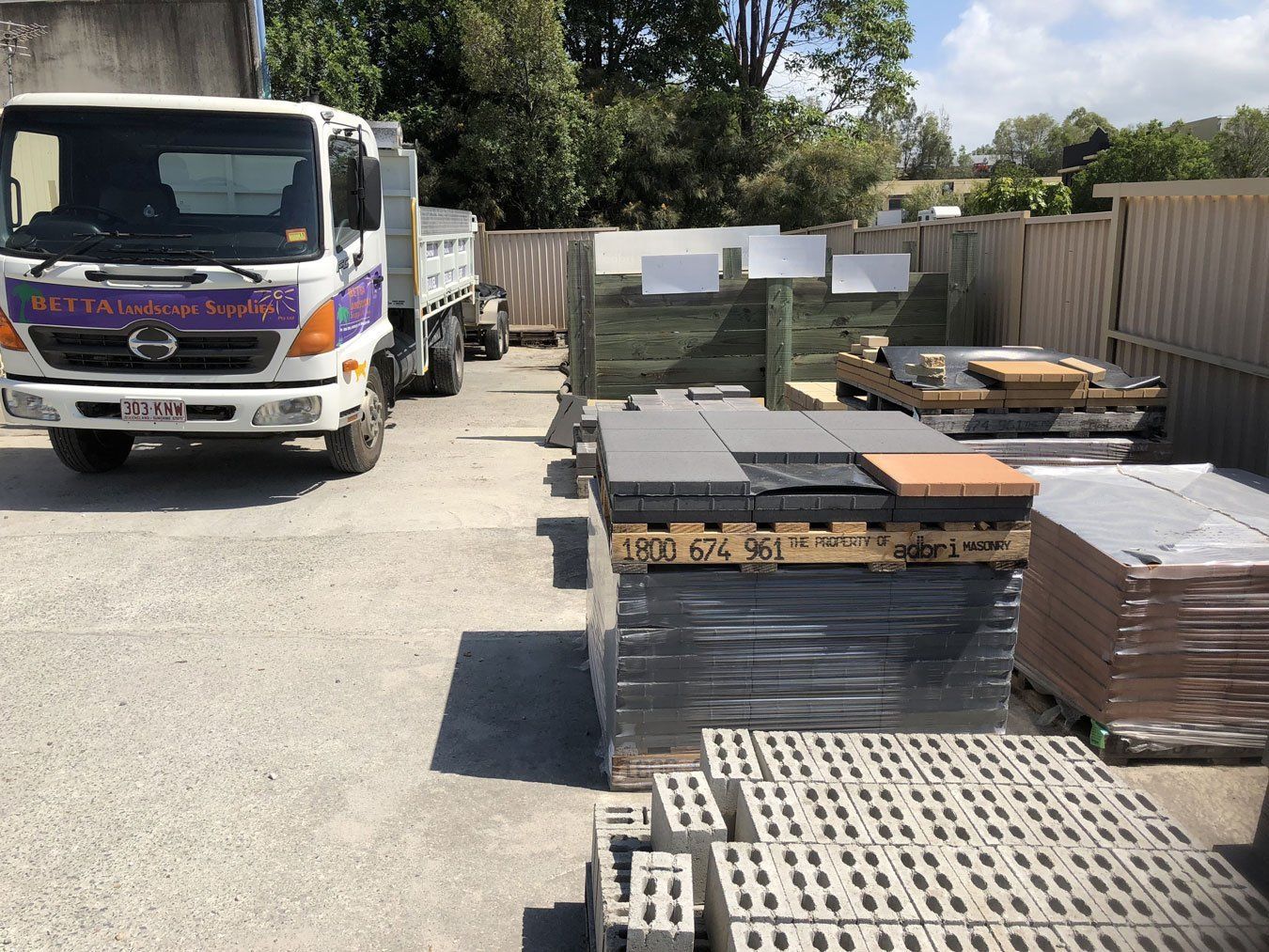 Gold Coast Landscape supplies stack