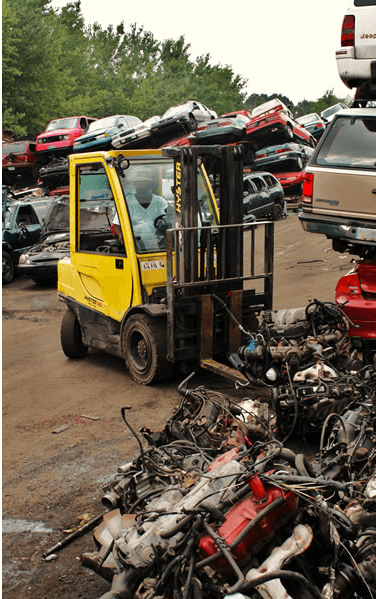 Placing Car Parts — Kearny, NJ — Bibbs Auto Recycling