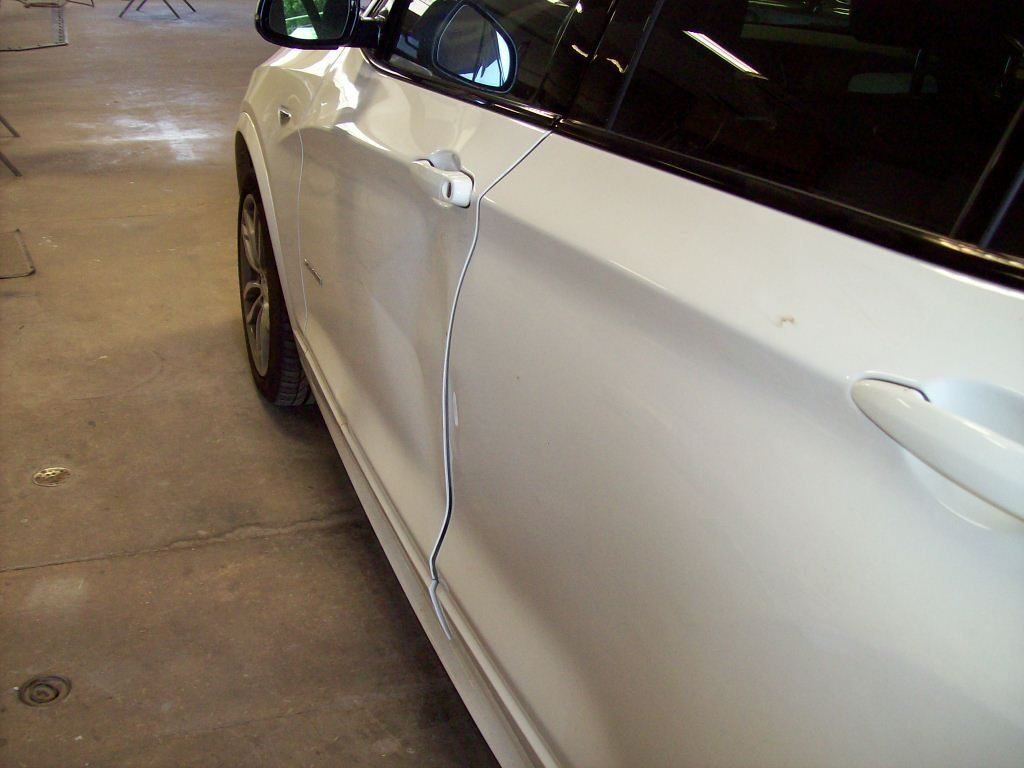 White BMW Before — Oklahoma City, OK — Freeman Collision Center