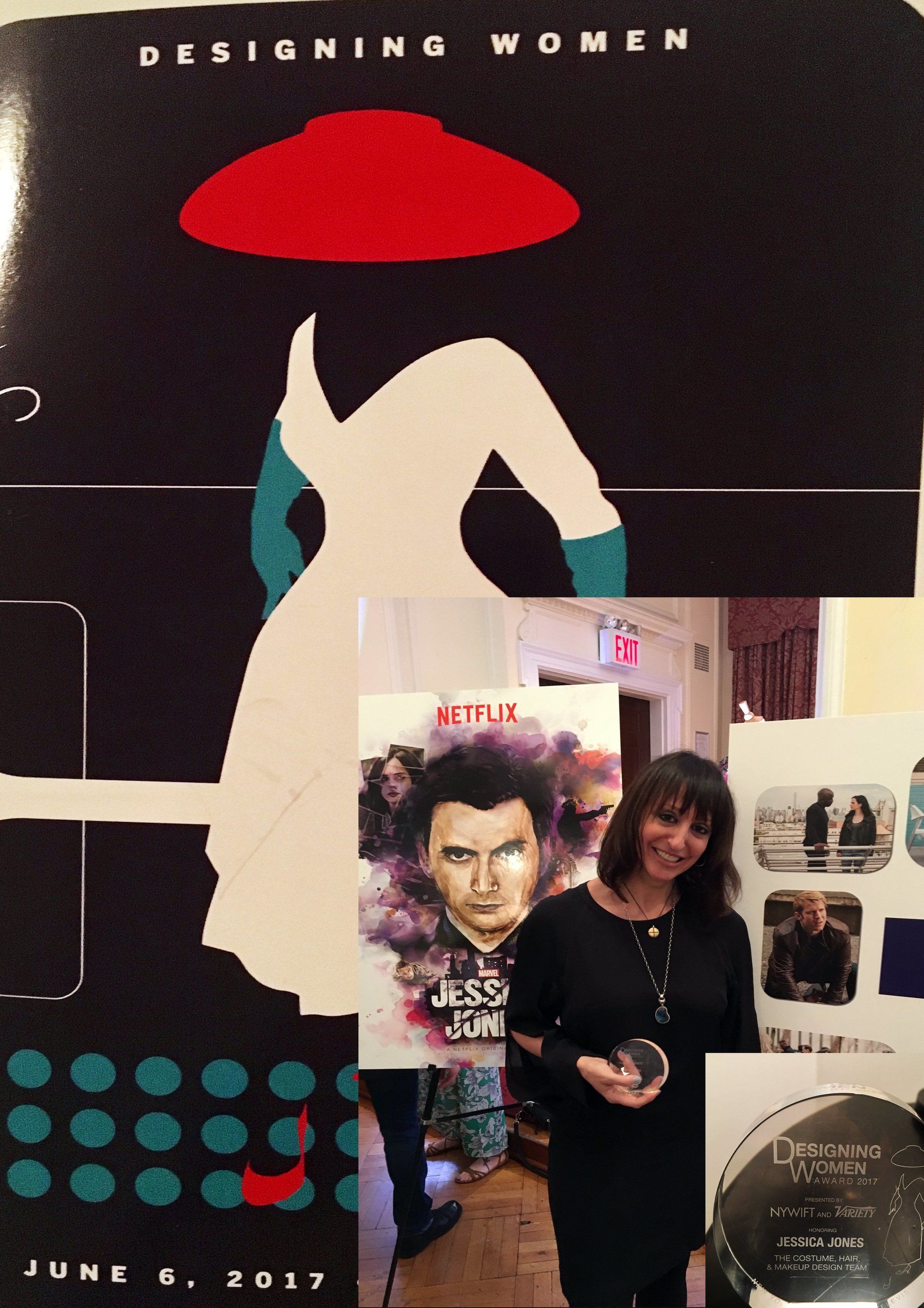 press image -award for sharon globerson - jessica Jones