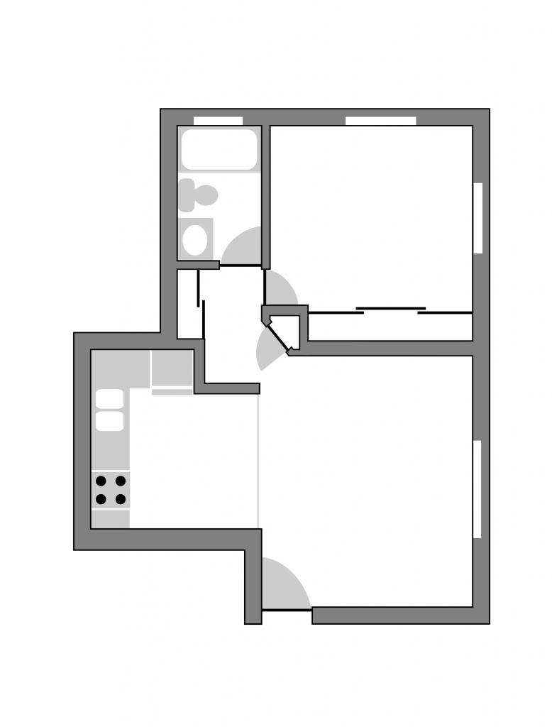 1 bed gallery