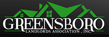 The logo for greensboro landlords association inc.
