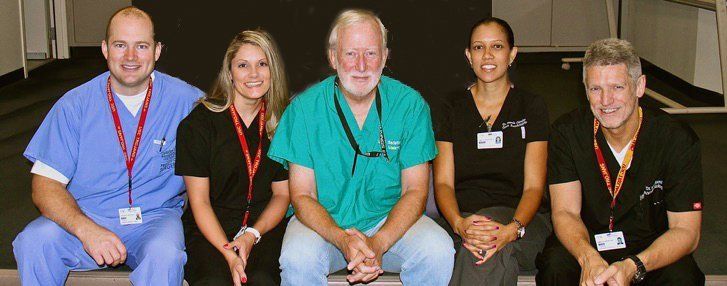 Learn IV Sedation Instructor Photo A group of doctors and nurses posing for a picture