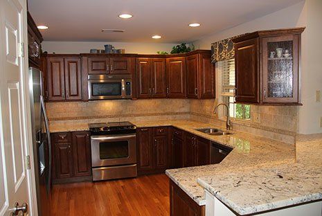 Granite countertops in kitchen Granite countertops in kitchen