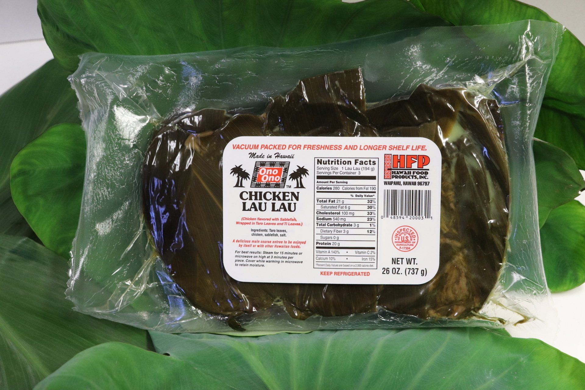 Chicken Laulau Loose