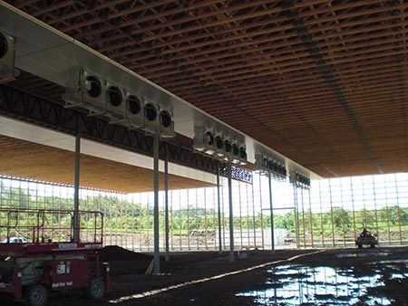Fluid coils in warehouse 2011