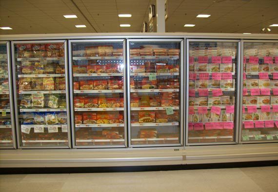 Remodeled freezer aisle