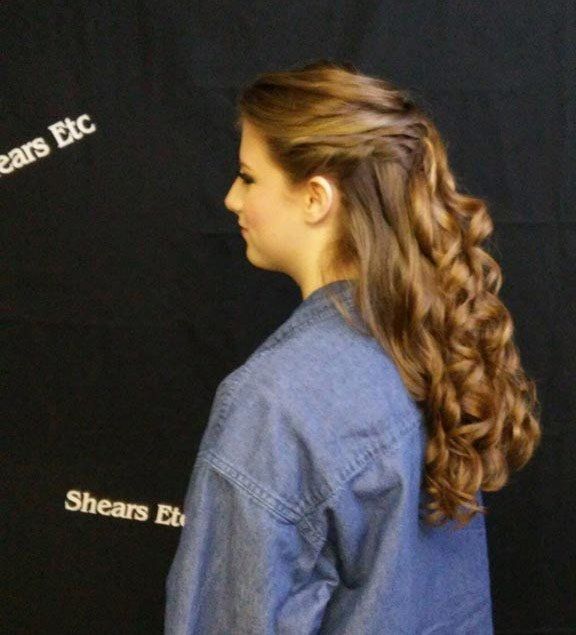 A half up and half down up do for prom
 in Baton Rouge, LA