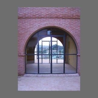 Porta a battente a vetri