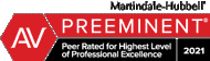 AV-Preeminent Peer Rating, Martindale-Hubbell AV-Preeminent Peer Rating, Martindale-Hubbell