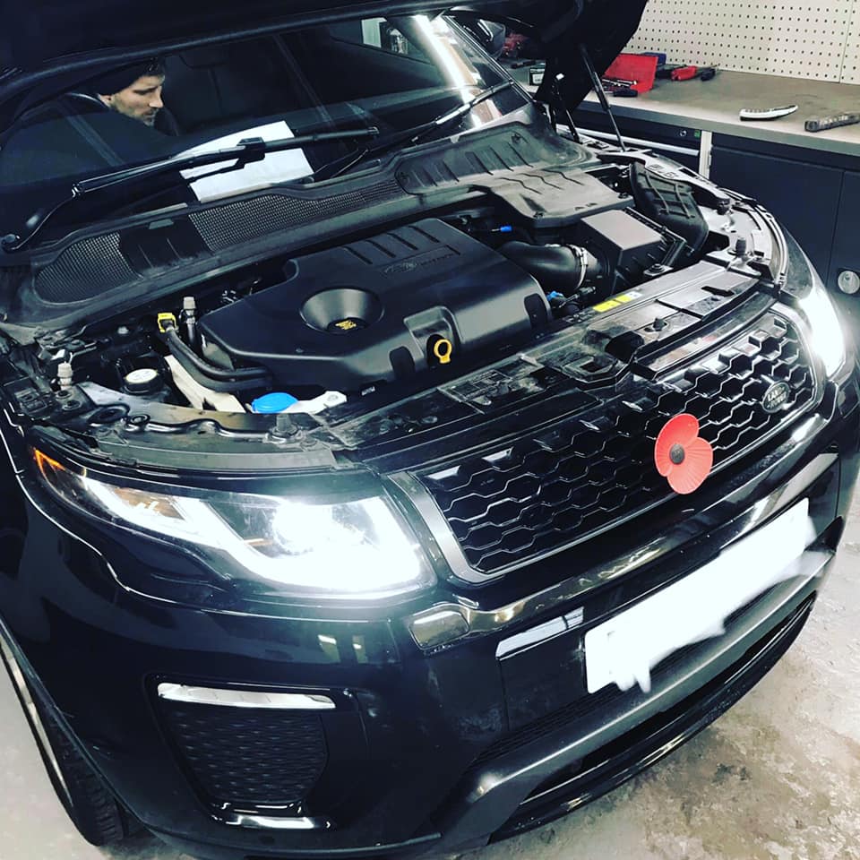 black car