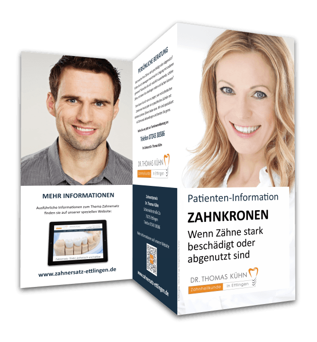 Flyer Zahnkronen Flyer Zahnkronen