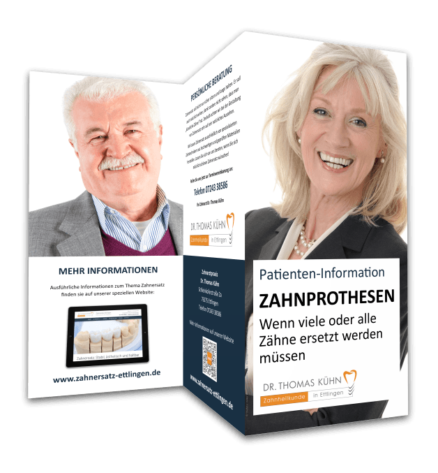 Flyer Zahnprothesen Flyer Zahnprothesen