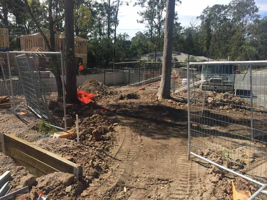 dirt lot