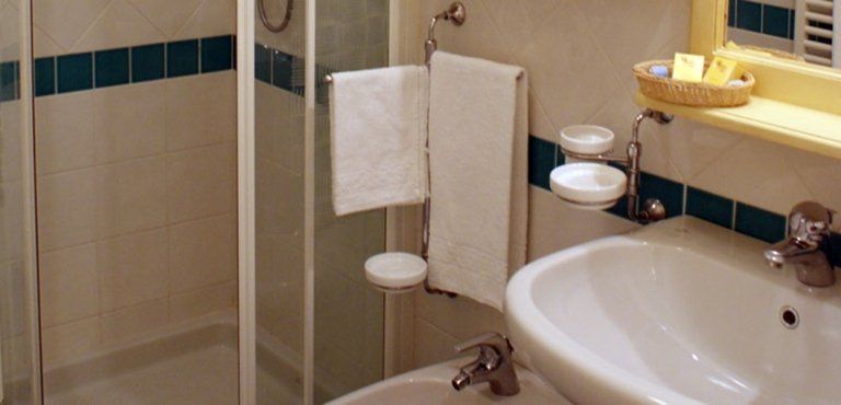 Asciugamani in bagno