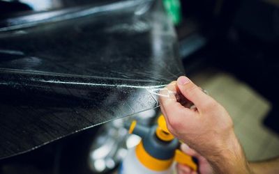 Installing Paint Protection Film on a Vehicle in Covina, California