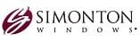 The Simonton Windows logo, featuring a stylized maroon