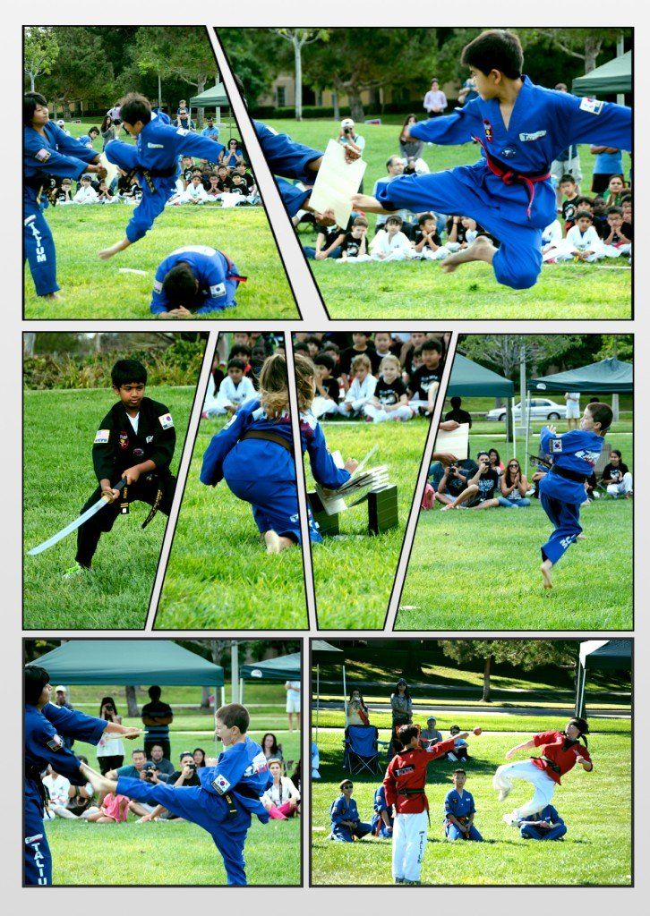 Karate Classes for Teens — Students Demonstrate Team Taekwondo Performance in Pkwy Irvine, CA Karate Classes for Teens — Students Demonstrate Team Taekwondo Performance in Pkwy Irvine, CA