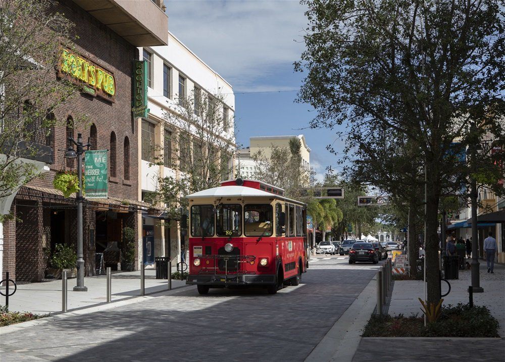 Clematis Street Streetscape